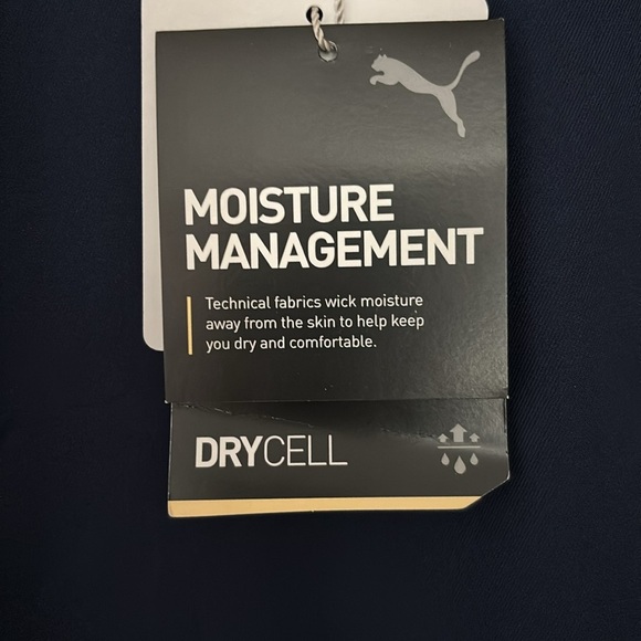 PUMA Men's Navy Blue Tapered Tech Golf Dress Pants Polyester Spandex 30W/30L - Picture 2 of 10